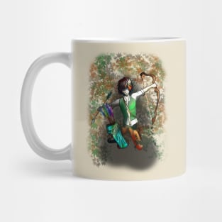 Elf Archer for dnd, magic and fantasy fans Mug